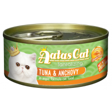 Aatas Cat Tantalizing Tuna & Anchovy 80g Carton (24 Cans)